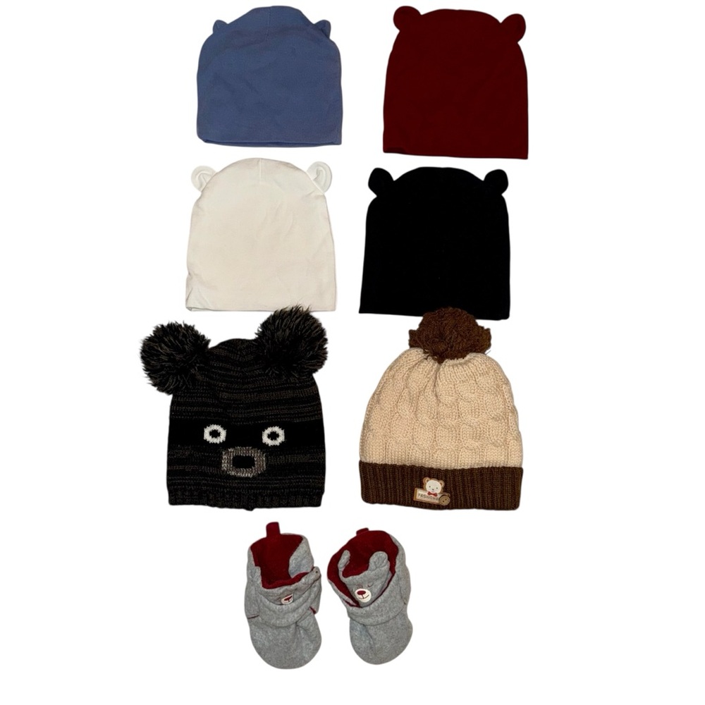 Baby beanies hats botties